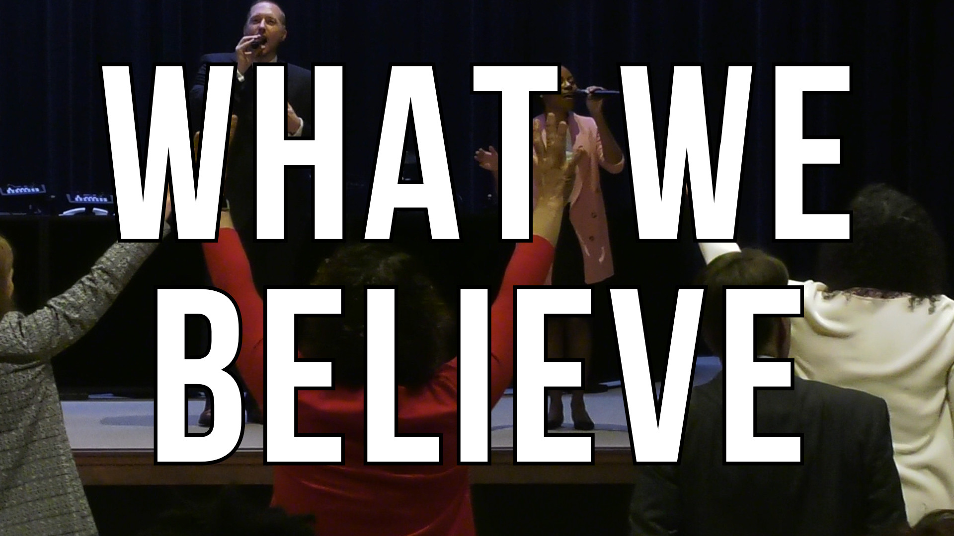 What We Believe Header Image with Text Overlay